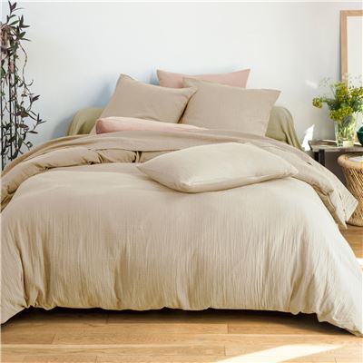 Housse de couette 140x200 - beige