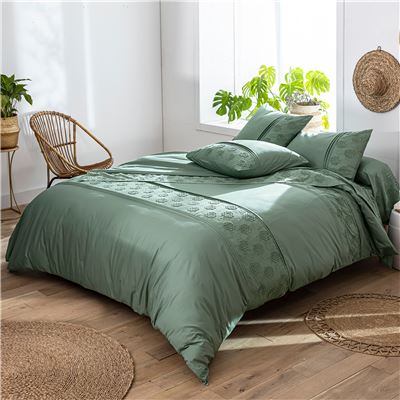 Housse de couette 140x200 - vert sauge