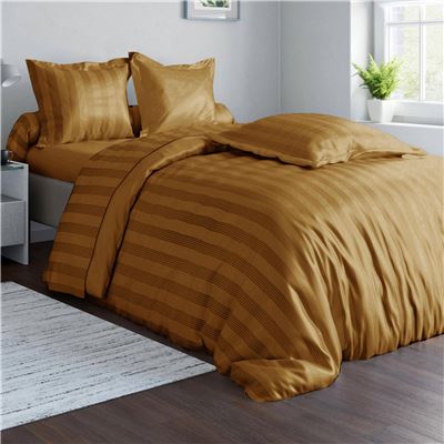 Housse de couette 140x200 - marron caramel