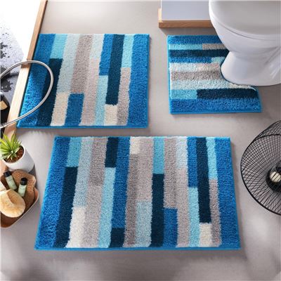 Tapis de bain 60x100 - bleu turquoise