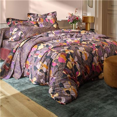 Housse de couette 260x240 - violet aubergine