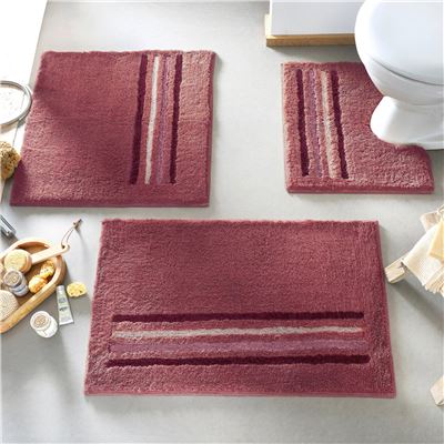 Tapis de bain 60x60 - rose