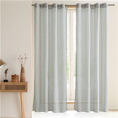 Voilage L.  140 x H.  260 - gris