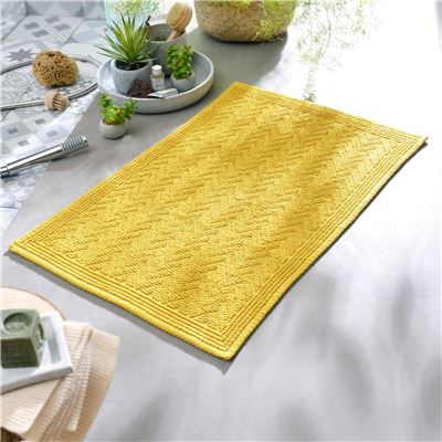 Tapis de bain 50x80 - jaune