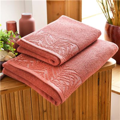 Drap de bain 70x140 - rose bois de rose