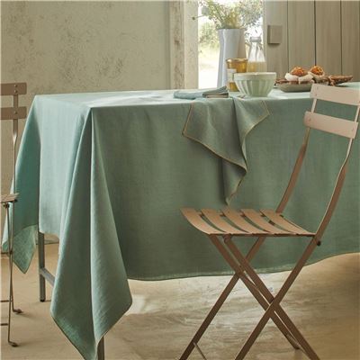 Nappe carrée 160x160 - vert céladon