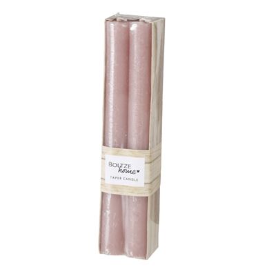 Set 4 bougies rose - rose