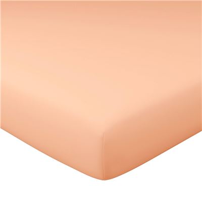 Drap-housse grand bonnet 90x200x40 - rose nude