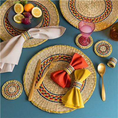 Lot de 4 sets de table - Multicolore