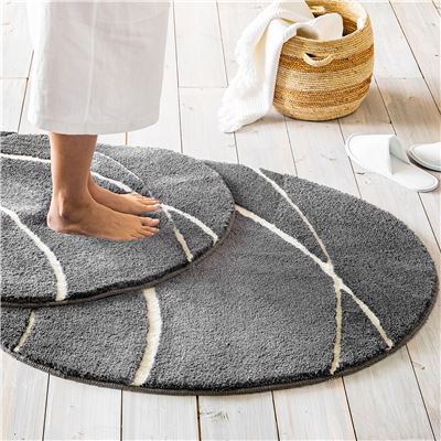 Tapis contour WC 50x45 - beige