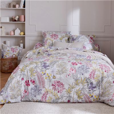 Housse de couette 140x200 - gris perle