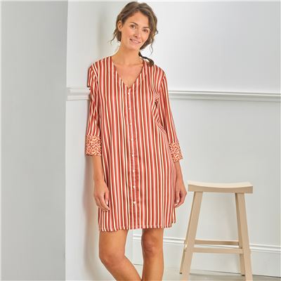 Chemise de nuit L - rose bois de rose