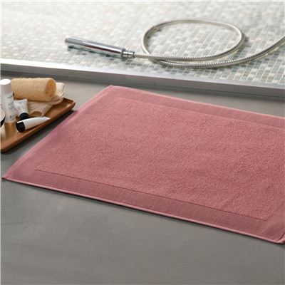 Tapis de bain 50x70 - rose bois de rose