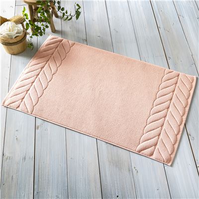 Tapis de bain 50x80 - rose nude