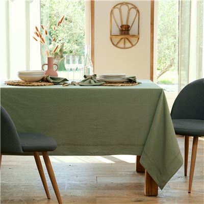 Nappe carrée 150x150 - vert sauge