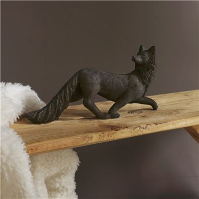 Loup h17cm - marron