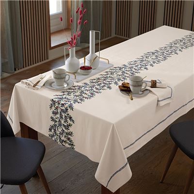 Nappe 150x150 - blanc cassé