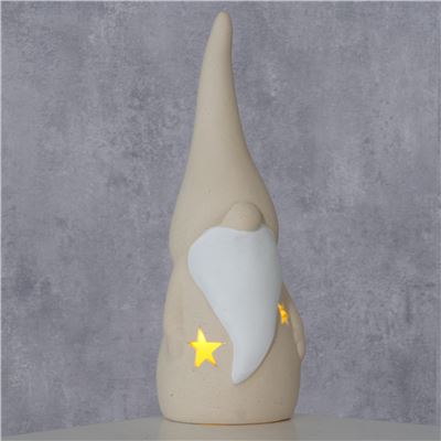 Déco Led h16cm - beige