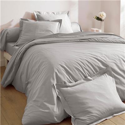 Housse de couette 140x200 - gris brume