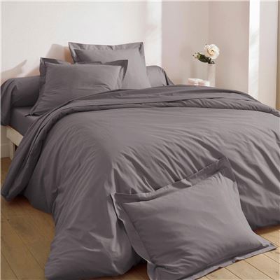 Housse de couette 140x200 - gris souris