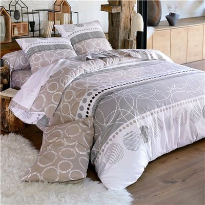 Housse de couette 140x200 - beige