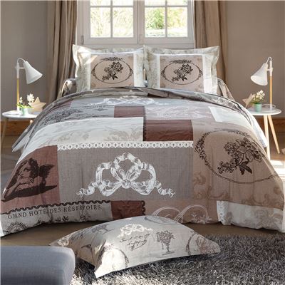 Housse de couette 140x200 - beige chanvre